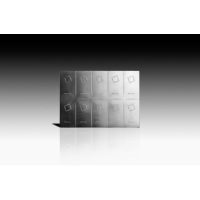 Valcambi Combi Bar 10x10g - Investiční stříbrný slitek Valcambi Combi Bar 10x10g - Investiční stříbrný slitek