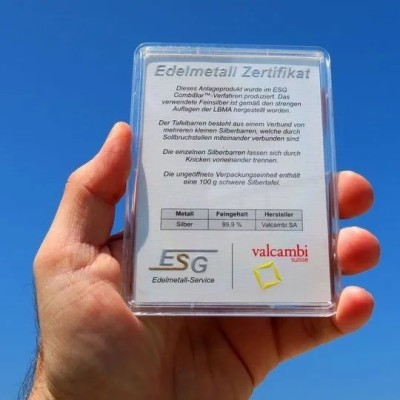 Valcambi Combi Bar 10x10g - Investiční stříbrný slitek Valcambi Combi Bar 10x10g - Investiční stříbrný slitek
