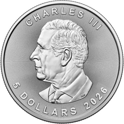 Hoja de Arce (2026) - 1 Oz - Moneda de Plata de Inversión