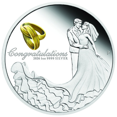 Boda 2026 - 1 Oz - Moneda de Plata