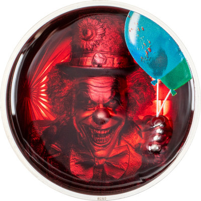 Coulrophobia (2026) - Moneda de Plata de 2 Oz de...