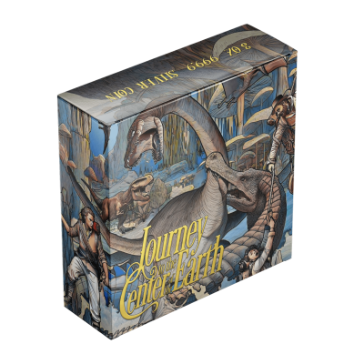 Viaggio al centro della Terra (2026) - 3 Oz - moneta d'argento da collezione proof