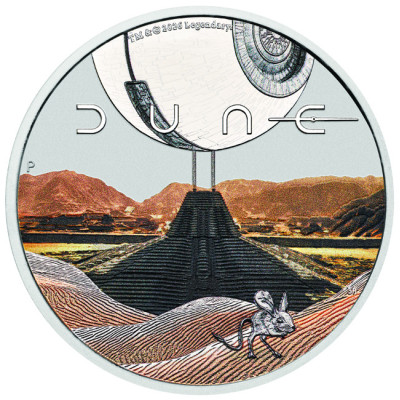 Dune (2026) - Moneta da collezione d'argento da 1 Oz.