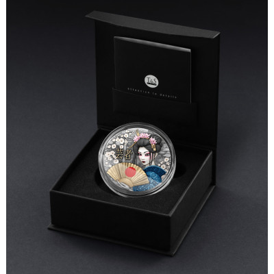 Geisha - 2 Oz - Silver Collector Coin
