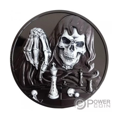 Dark Checkmate (2021) - 3 Oz - Silver Proof Collector Coin