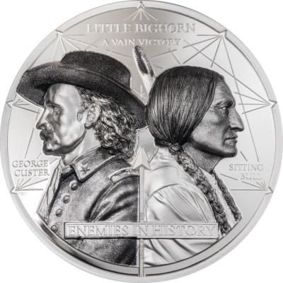 Custer vs. Sitting Bull (2026) - 2 Oz - Silver Proof...