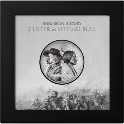 Custer vs. Sitting Bull (2026) - 2 Oz - Silver Proof Collector's Coin